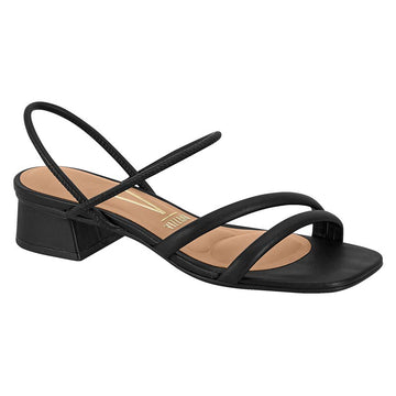 Vizzano 6454-108 Low Heel Sandal in Black